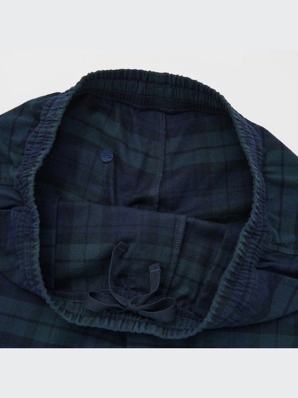 Stretch Flannel Easy Ankle Pants