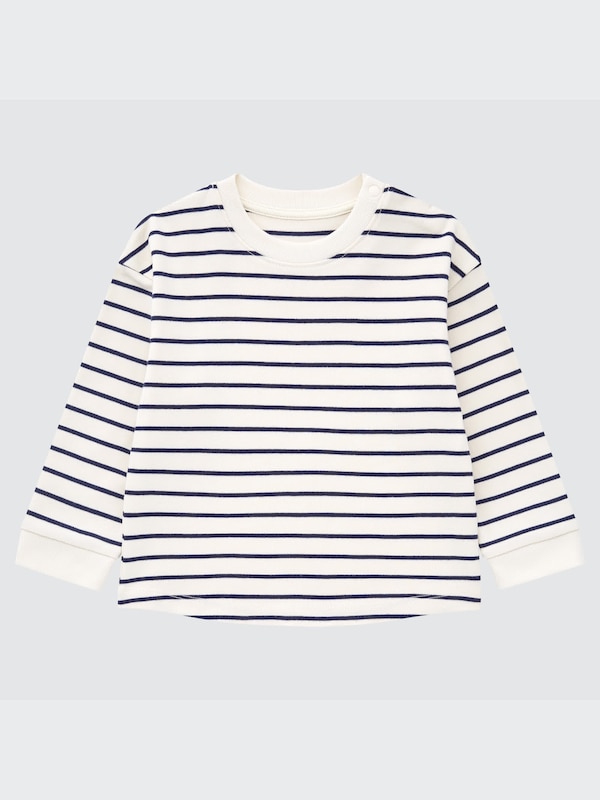 Soft Stretch Crew Neck Long-Sleeve T-Shirt
