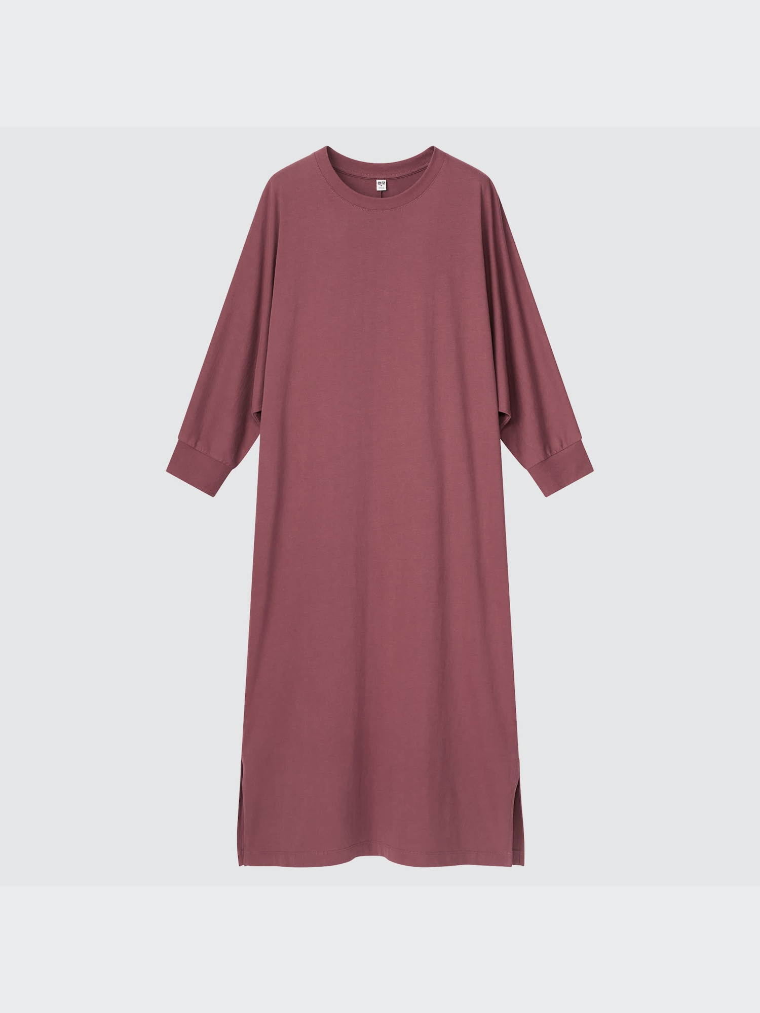 Smooth Cotton Dolman 3/4-Sleeve Dress | UNIQLO US Smooth Cotton Dolman 3/4-Sleeve Dress | UNIQLO US