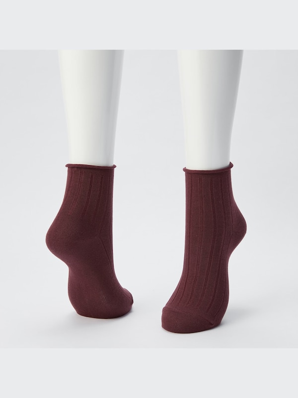 HEATTECH Socks Crew Toproll Socks (2 Pairs)