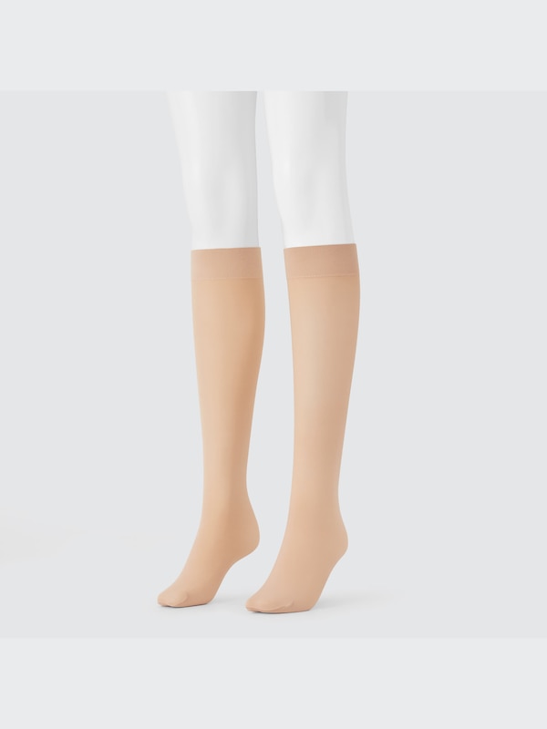 Knee-High Nylon Socks (3 Pairs)
