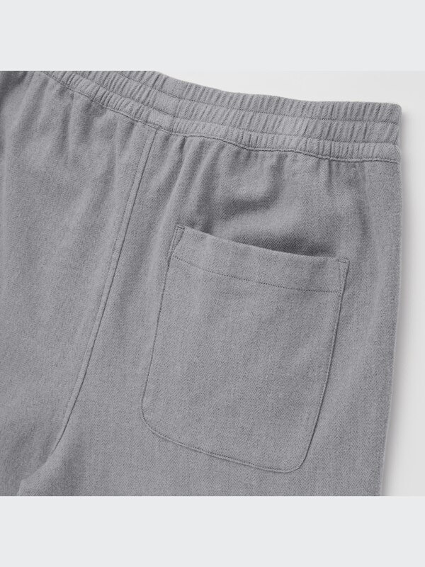 Stretch Flannel Easy Ankle Pants