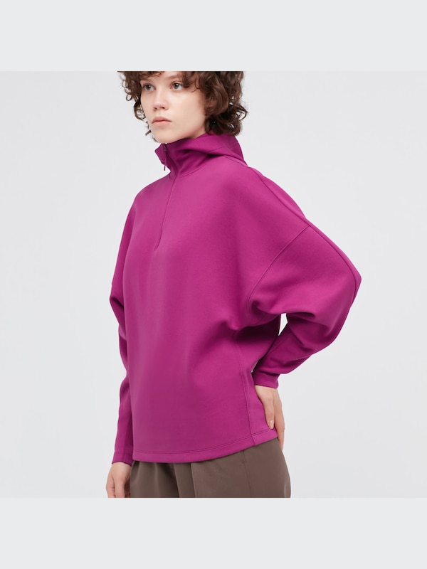 U Sweat Half-Zip Long-Sleeve Hoodie