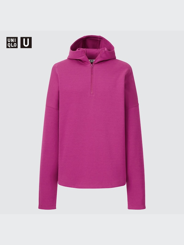 U Sweat Half-Zip Long-Sleeve Hoodie
