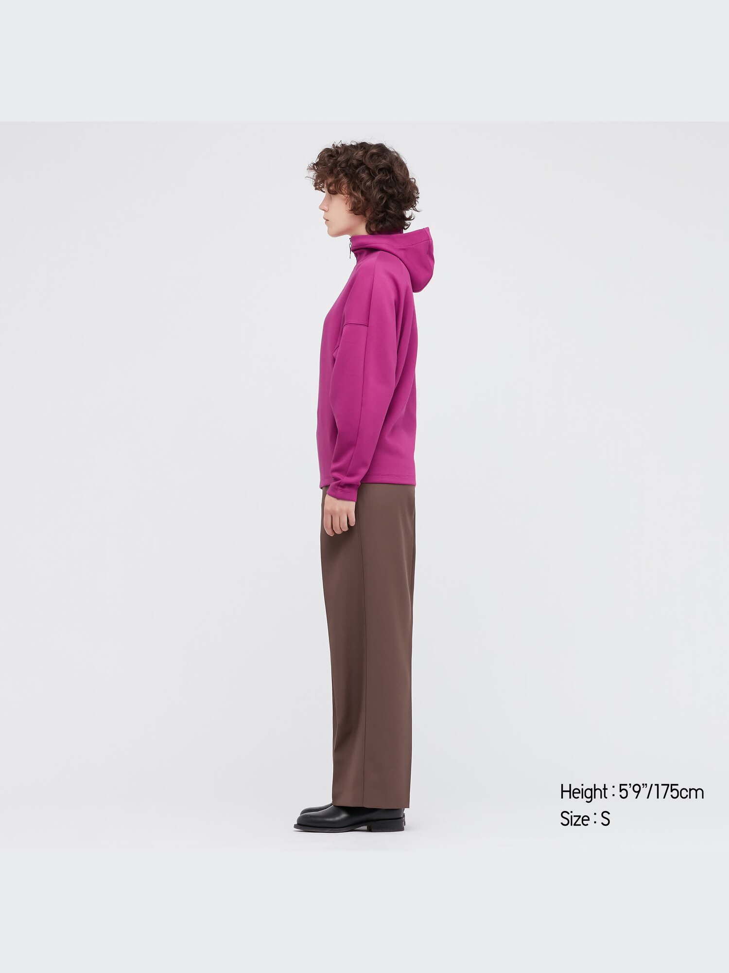 Women's U Sweat Half-Zip Long-Sleeve Hoodie | UNIQLO US