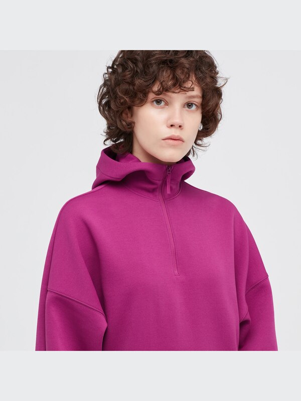 U Sweat Half-Zip Long-Sleeve Hoodie