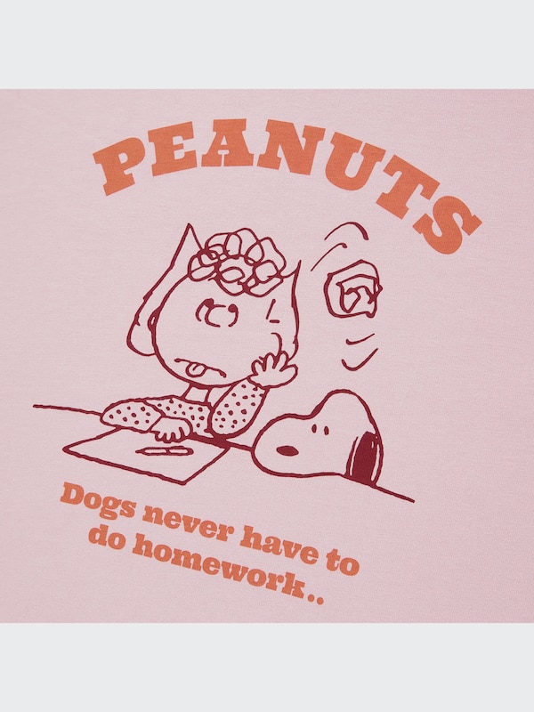 Peanuts (Short Sleeve Graphic T-Shirt)(Snoopy)
