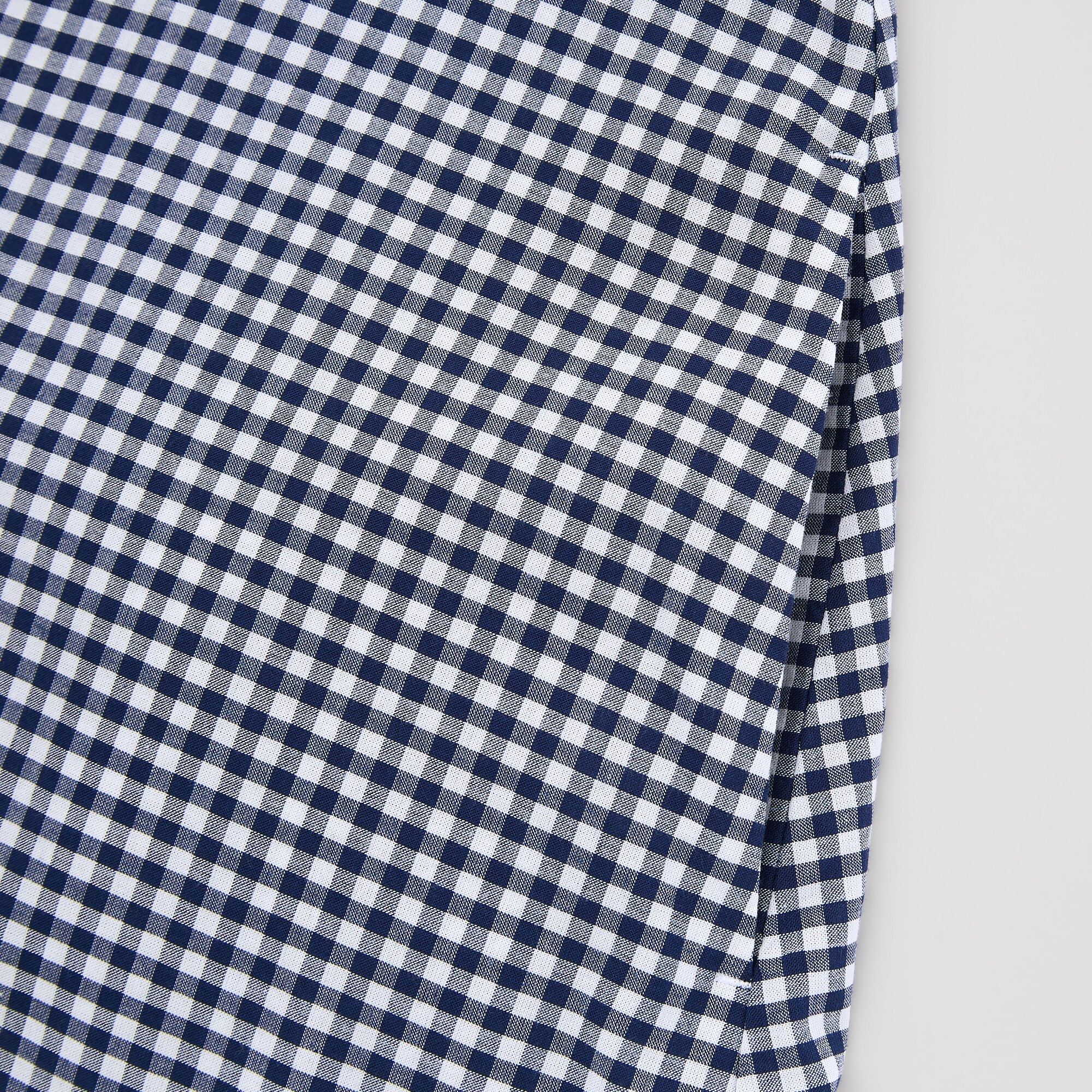 RAYON LAWN FLARE DRESS (GINGHAM CHECK 