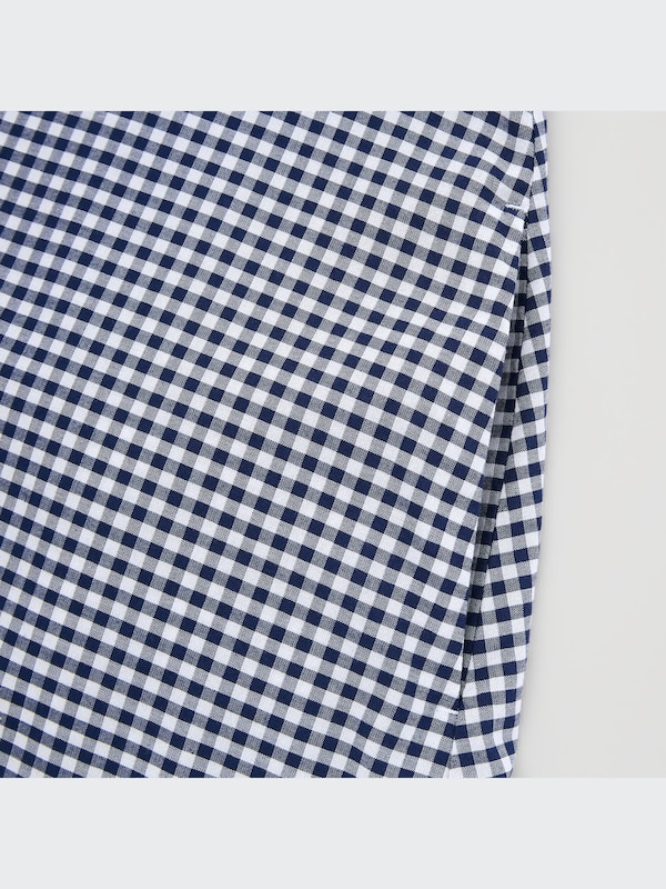 Rayon Lawn Short-Sleeve Flare Dress