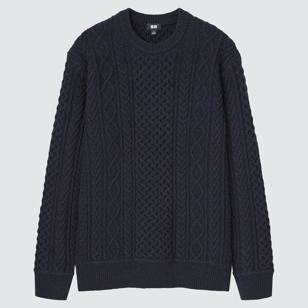 Low-Gauge Crew Neck Long-Sleeve Sweater | UNIQLO US