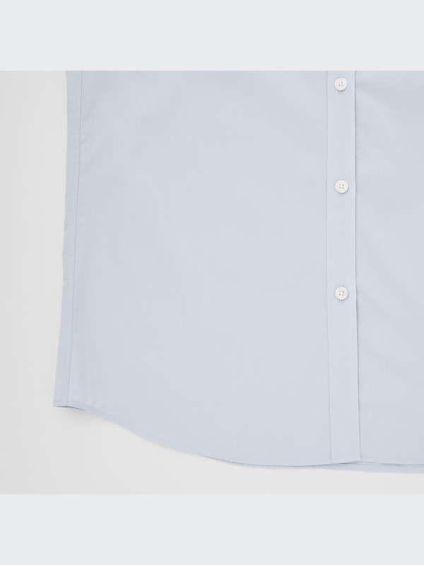 U Cotton Long-Sleeve Long Shirt
