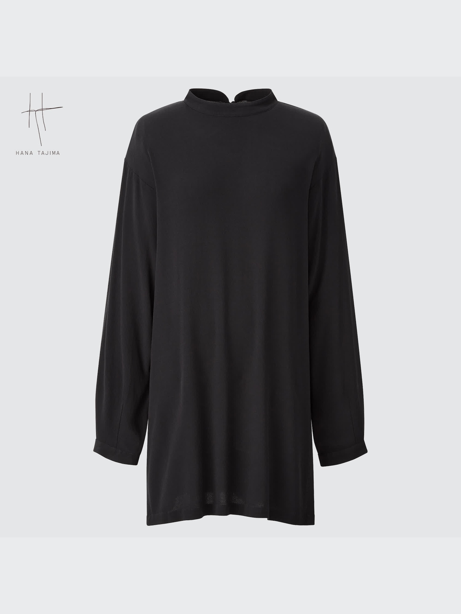 UNIQLO White Mountaineering Fleece Mock Neck Long-Sleeve Pullover 