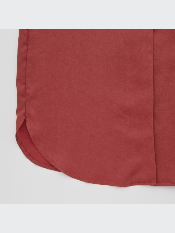 Relaxed Long-Sleeve Long Shirt (Hana Tajima)