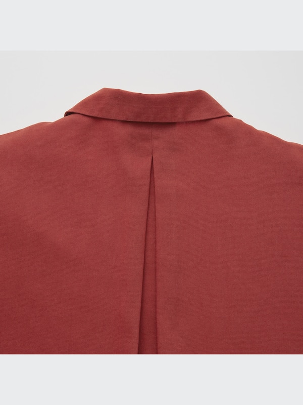 Relaxed Long-Sleeve Long Shirt (Hana Tajima)