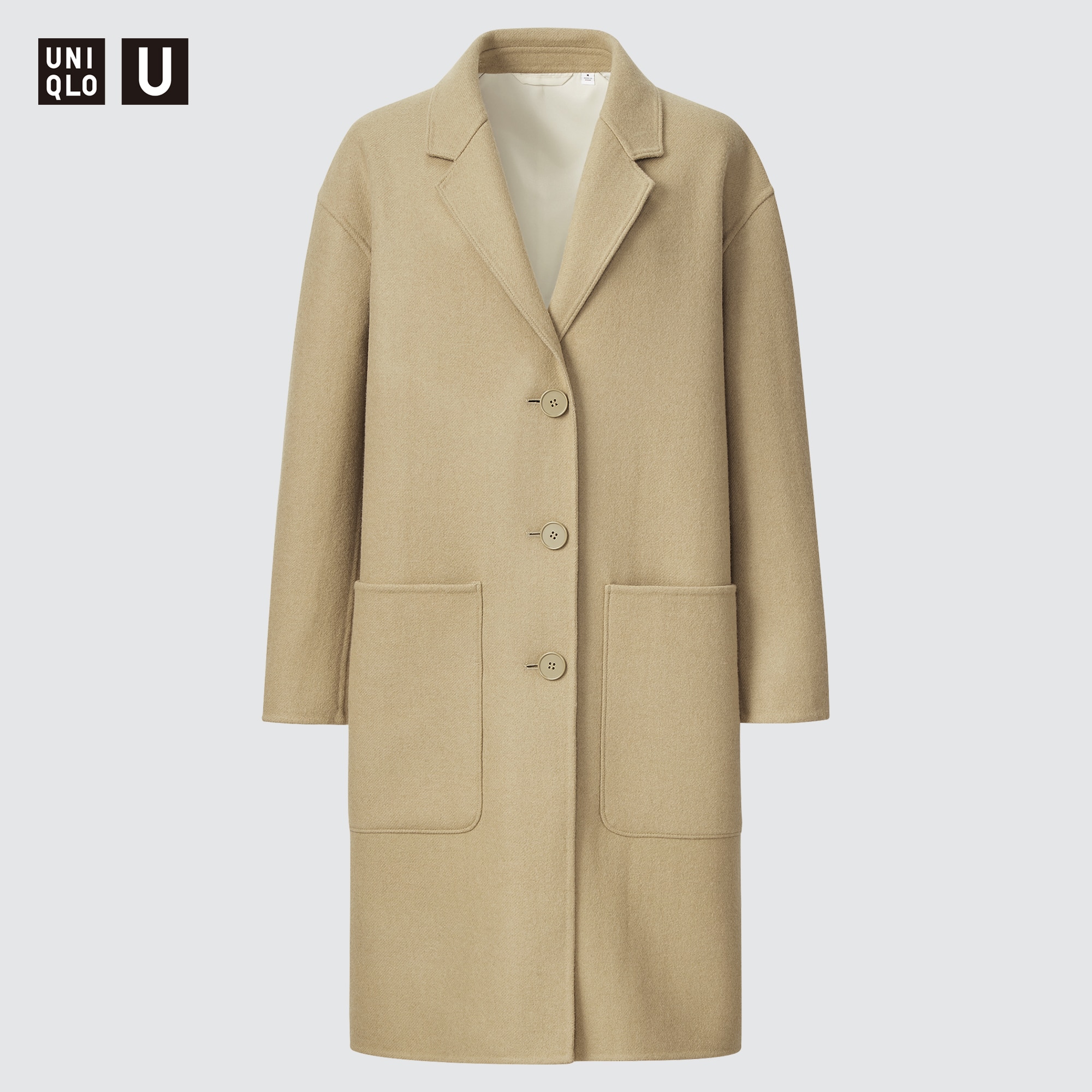 UNIQLO U WOOL BLEND TAILORED COAT