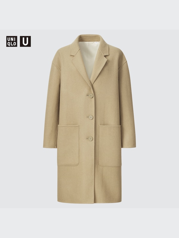UNIQLO U WOOL BLEND TAILORED COAT