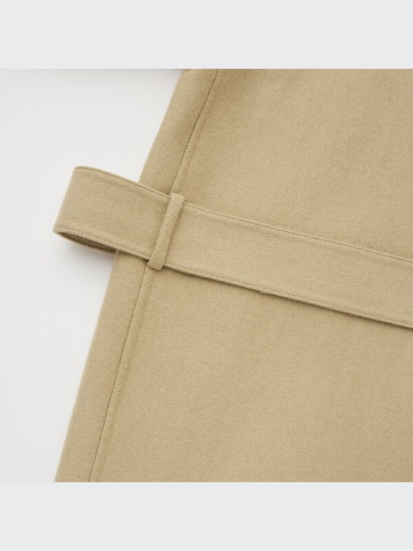 U Wool-Blend Tailored Coat
