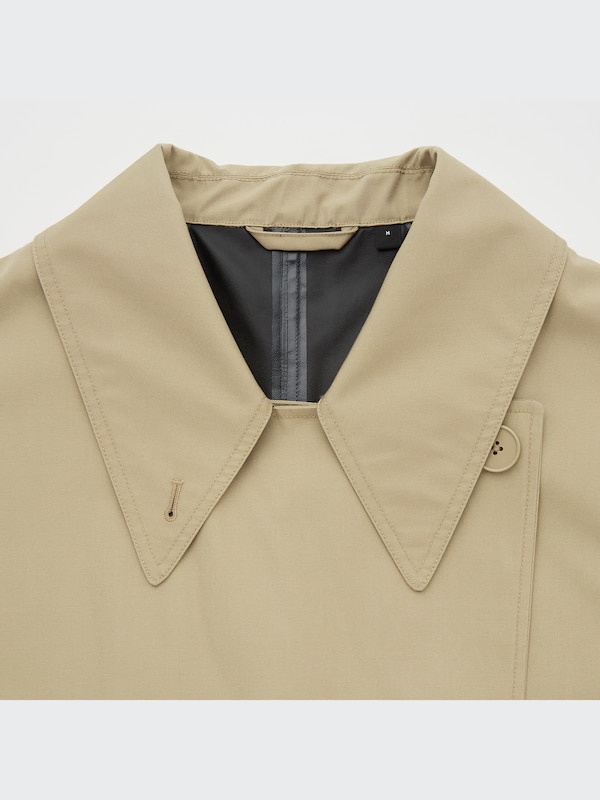 U BLOCKTECH Short Trench Coat