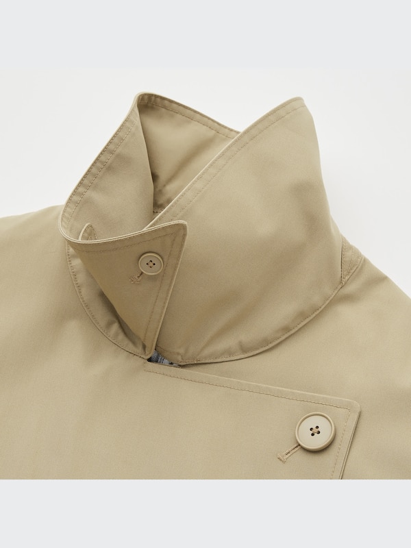 U BLOCKTECH Short Trench Coat
