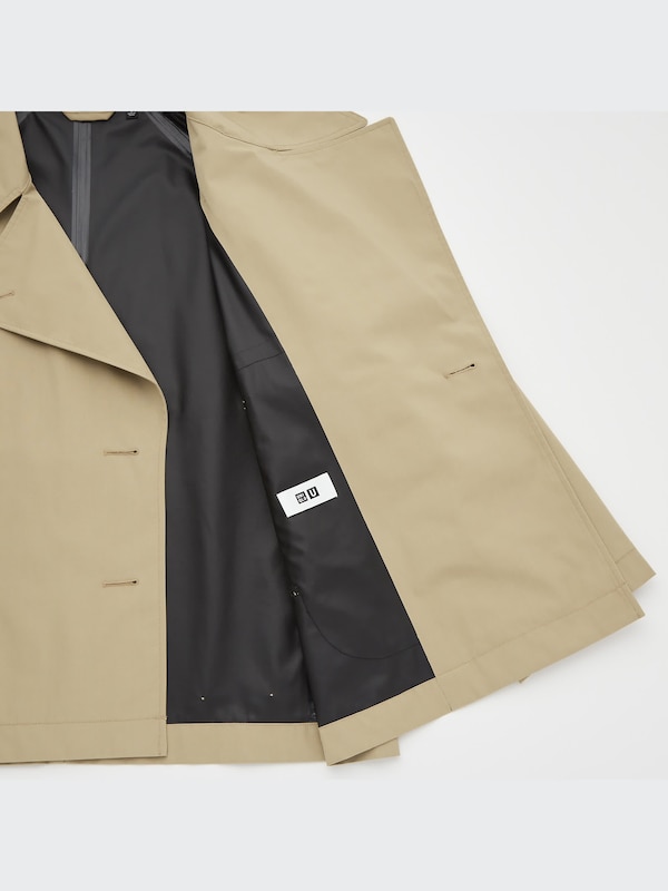 U BLOCKTECH Short Trench Coat