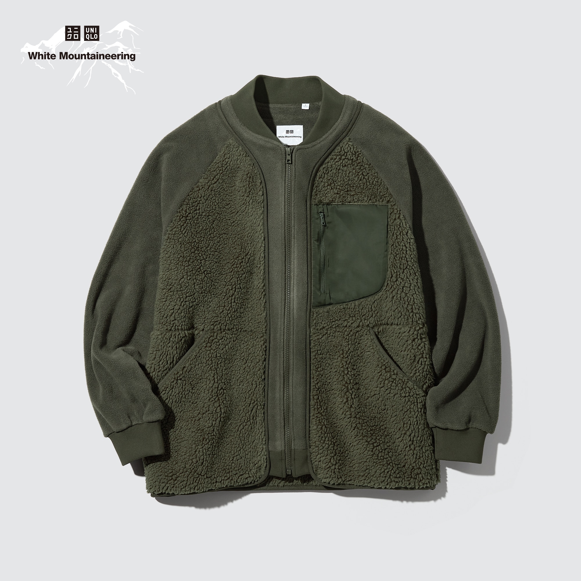 Uniqlo x White Mountaineering Fleece Oversized Longsleeve Pullover