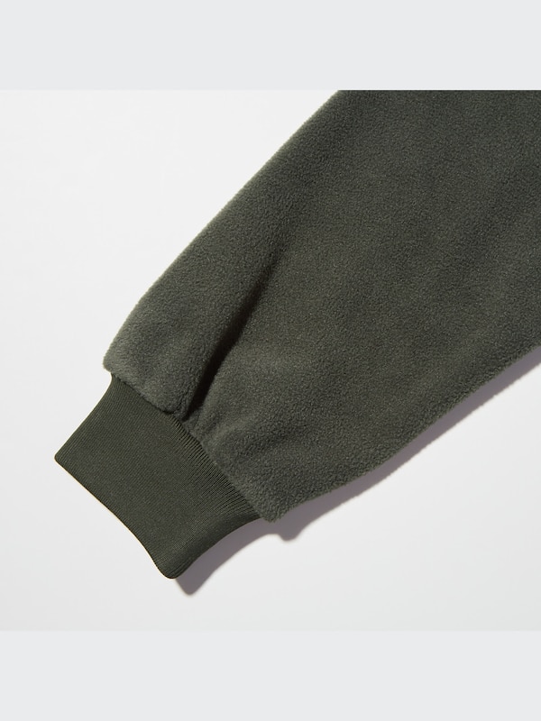 White Mountaineering Fleece Oversized Long-Sleeve Jacket