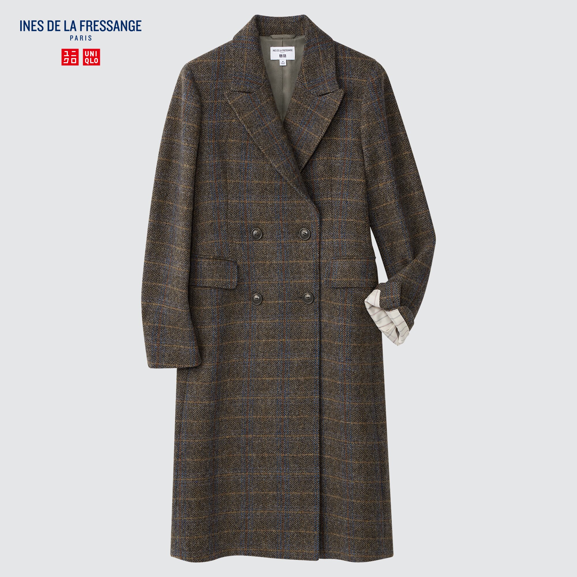 uniqlo tweed coat