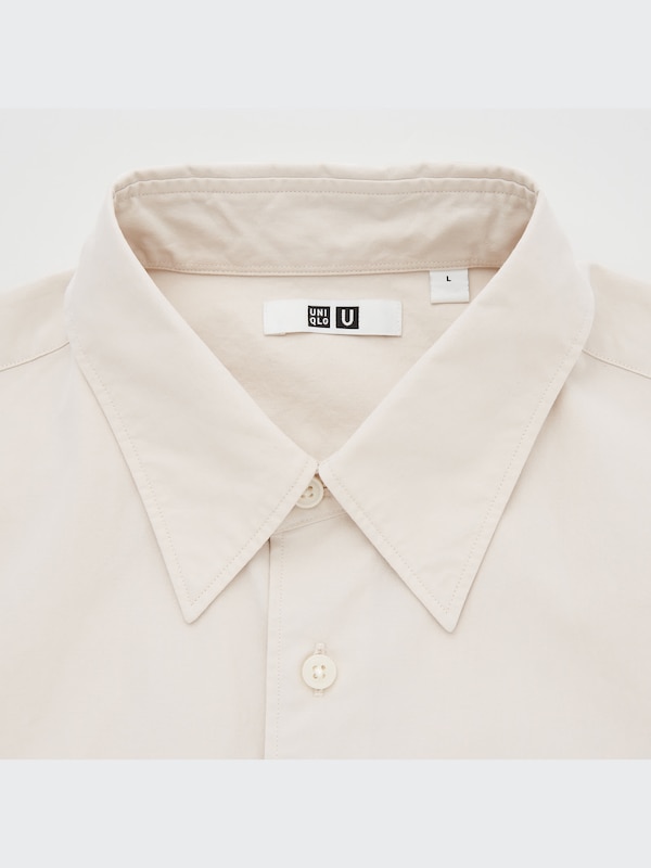 U Broadcloth Regular Collar Long-Sleeve Shirt