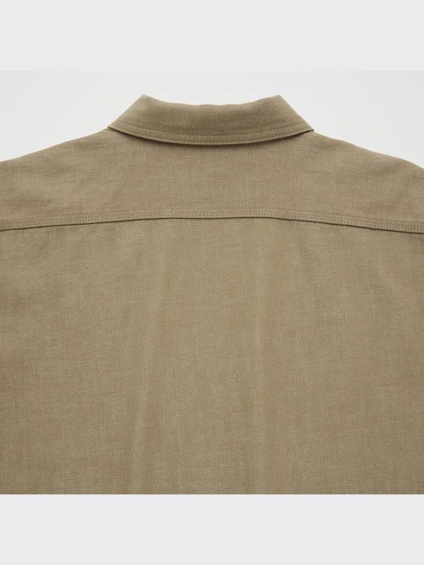 U Denim Oversized Long-Sleeve Shirt