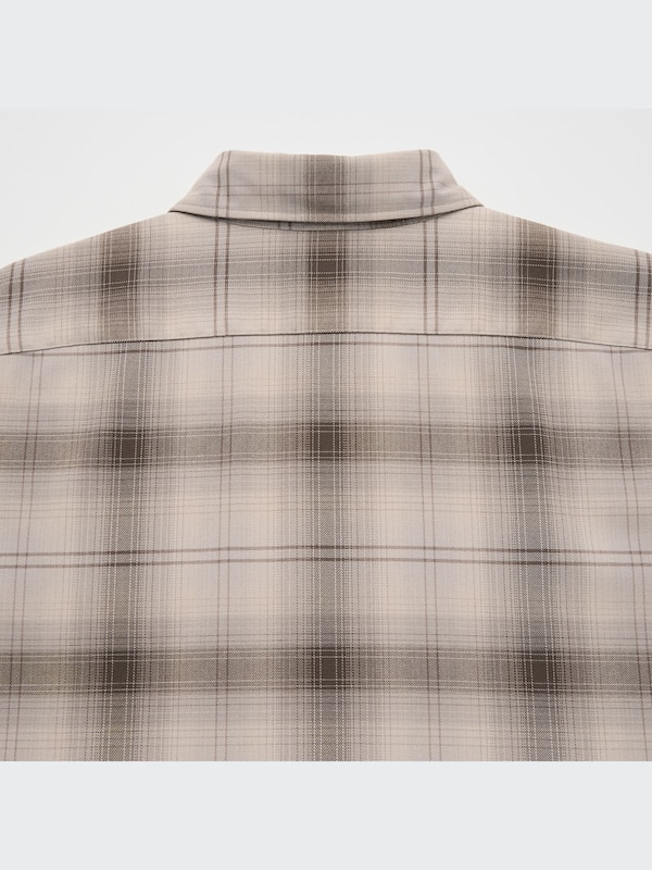 U Heavy Flannel Oversized Plaid Long-Sleeve Shirt