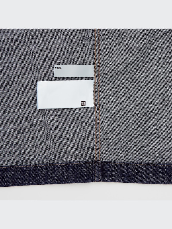 U Denim Oversized Long-Sleeve Shirt