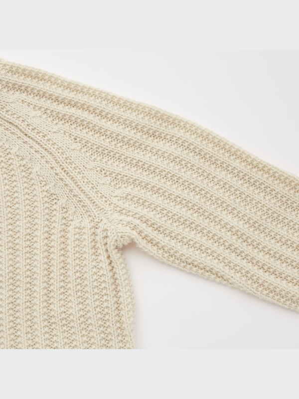 U Low Gauge Crew Neck Long-Sleeve Sweater