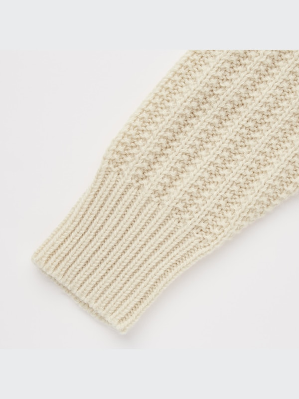 U Low Gauge Crew Neck Long-Sleeve Sweater