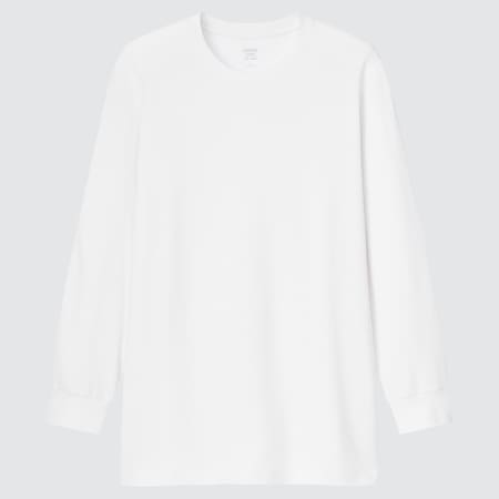 T-Shirt Termica HEATTECH Extra Caldo Cotone Girocollo Maniche Lunghe Uomo