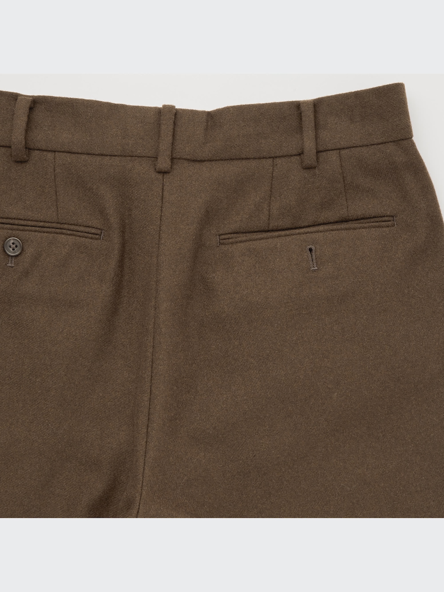 Brown wool pants – Caruso