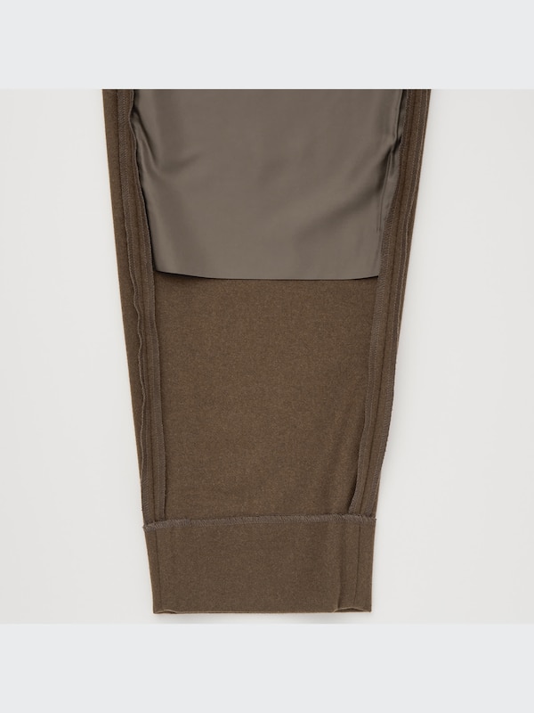 U Wool-Blend Wide-Fit Pants
