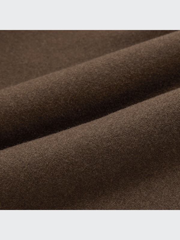 U Wool-Blend Wide-Fit Pants