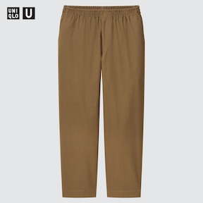MEN'S UNIQLO U FLANNEL RELAXED WIDE FIT PANTS