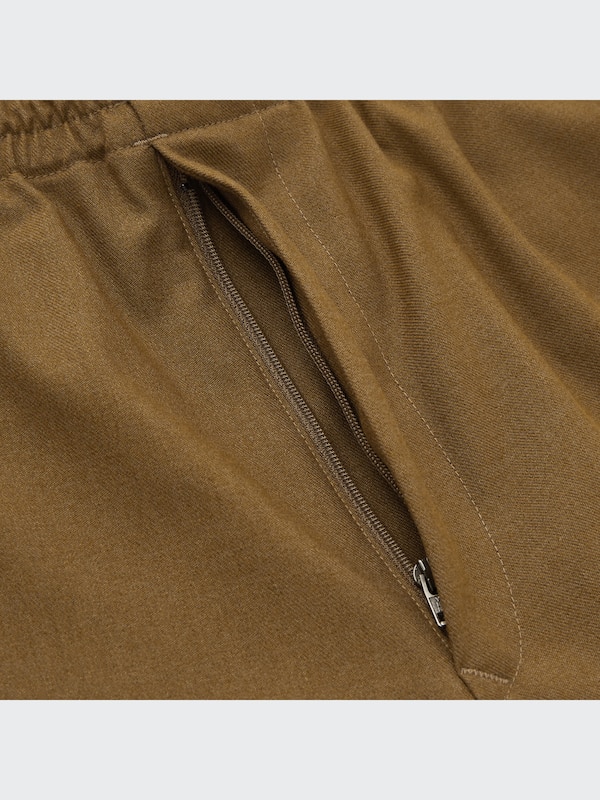 U Flannel Relaxed Wide-Fit Pants