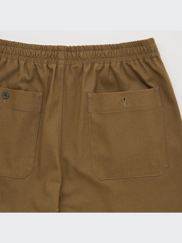 U Flannel Relaxed Wide-Fit Pants