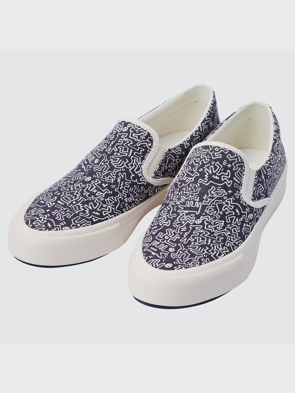 KEITH HARING COTTON CANVAS SLIP-ON (MODERN ART ESSENTIALS)