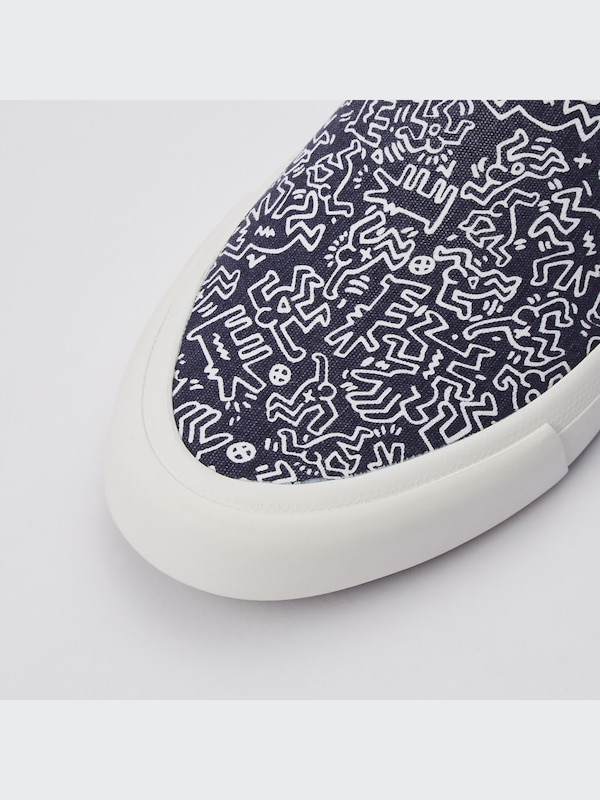 Keith Haring Cotton Canvas Slip-On Shoes