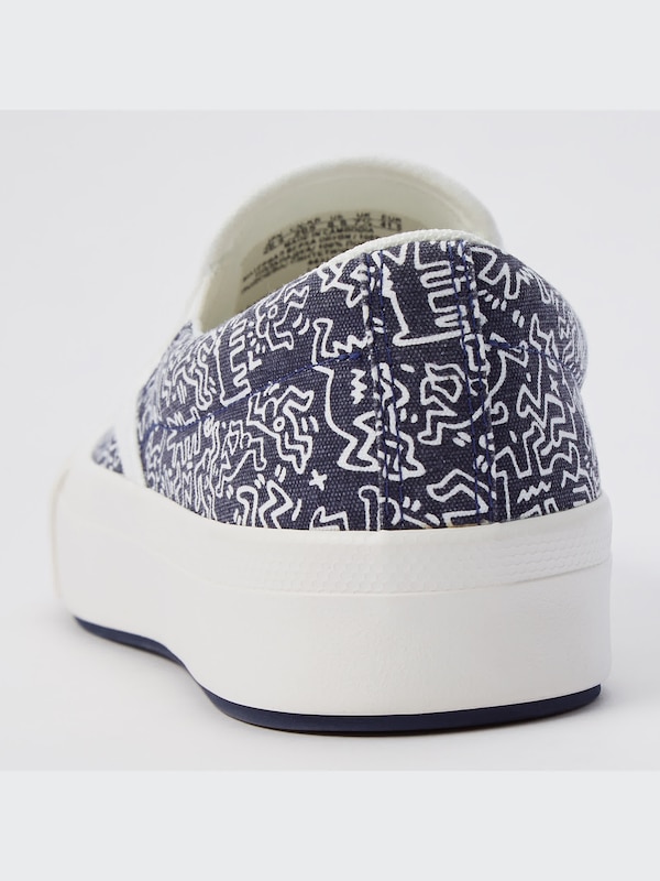 Keith Haring Cotton Canvas Slip-On Shoes