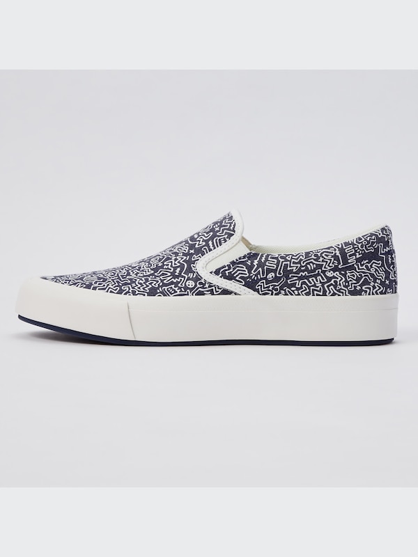 Keith Haring Cotton Canvas Slip-On Shoes