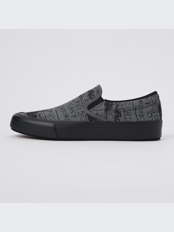 Jean Michel Basquiat Cotton Canvas Slip On Shoes Uniqlo Us