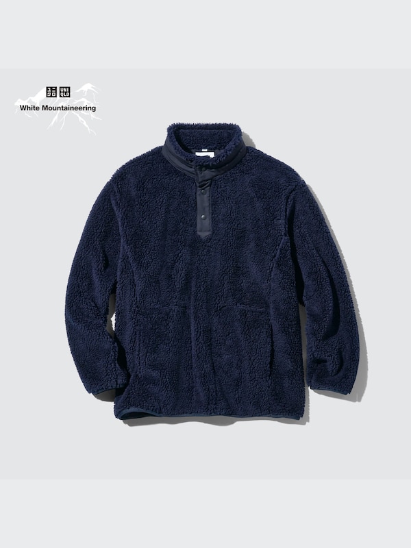 UNIQLO X WHITE MOUNTAINEERING FLEECE OVERSIZED PULLOVER