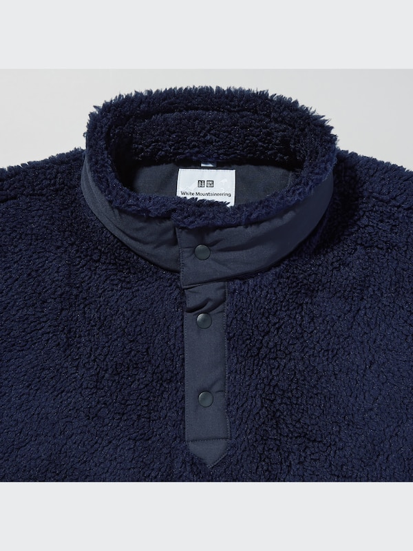 Fleece Oversized Long-Sleeve Pullover (White Mountaineering)