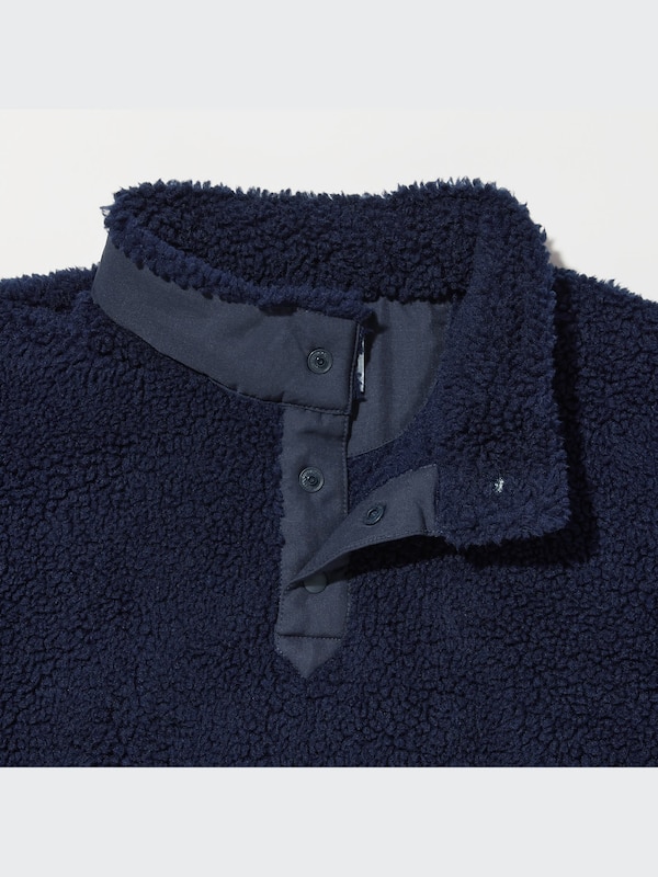 Fleece Oversized Long-Sleeve Pullover (White Mountaineering)