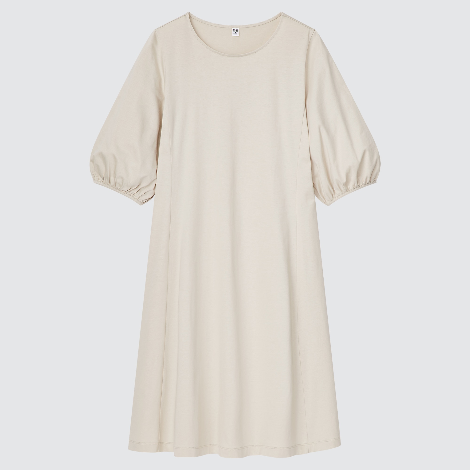 uniqlo mercerized french sleeve dress