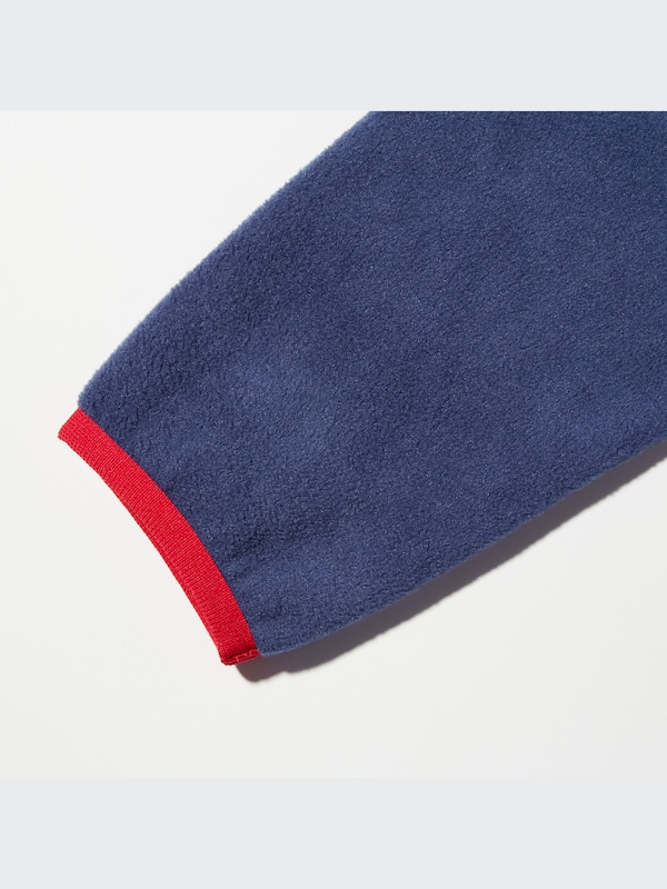 White Mountaineering Fleece Mock Neck Long-Sleeve Pullover